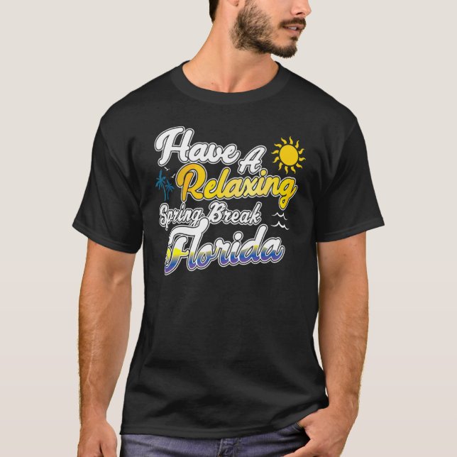 Camiseta Modo Trip de Férias da Flórida de Break (Frente)