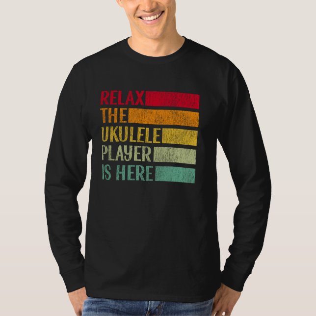 Camiseta Modo Ukulele Uke Ukulele Havaiano Ativado (Frente)