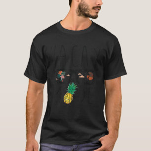 Camiseta Modo Vacante Óculos de sol Verão Férias Familiares