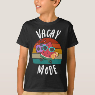 Camiseta Modo Vacinado Engraçado Fresco Fresco Morango Verã