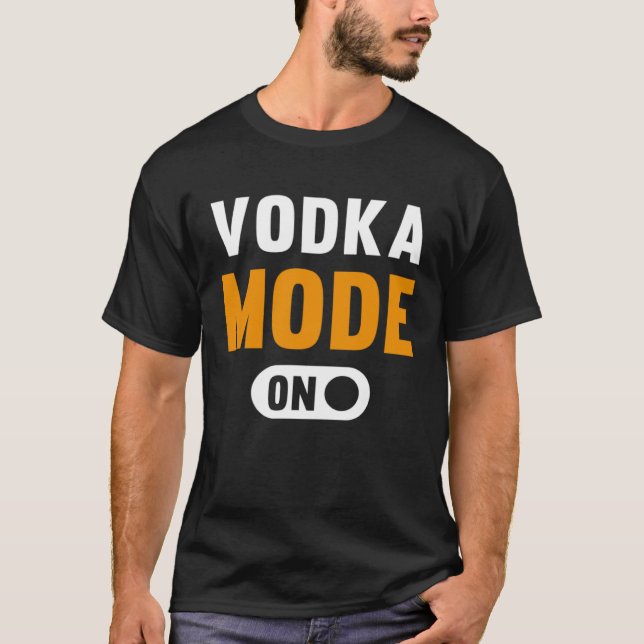 Camiseta Modo Vodka ativado (Frente)