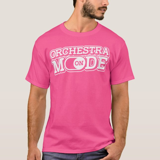 Camiseta Modo Wo Orchestra Em Orquestra Musical Clássica (Frente)