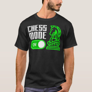 Camiseta Modo Xadrez Em Xadrez Engraçado Xadrez Ao Lover E