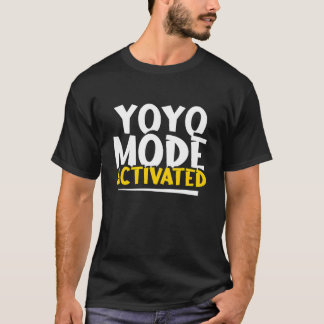 Camiseta Modo Yoyo Ativado Passatempo Hobby Jogo Antigo Ol