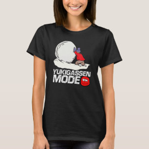 Camiseta Modo Yukigassen Na Luta Contra A Neve