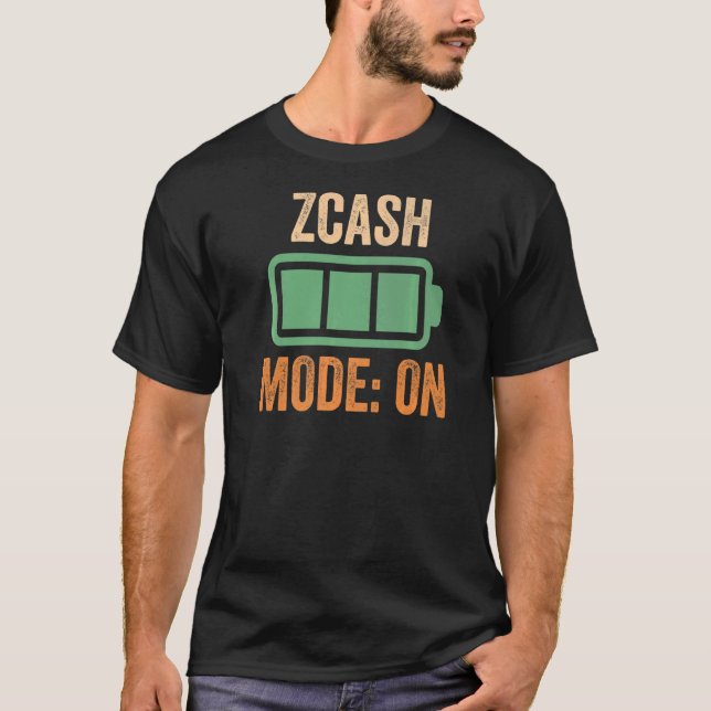 Camiseta Modo Zcash no Crypto (Frente)