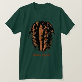 Camiseta Modocia Typicalis fóssil de trilobita