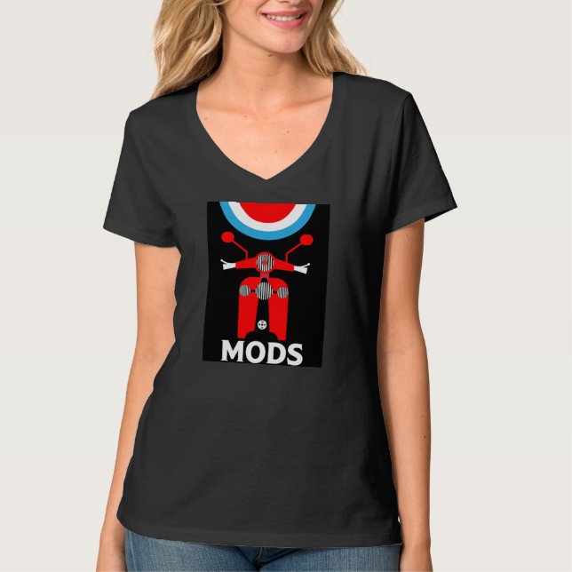 Camiseta Mods - Mods And Rockers - Música Britânica (Frente)