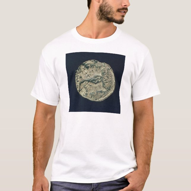 Camiseta Moeda com cabeças de Júlio César e de Augustus (Frente)