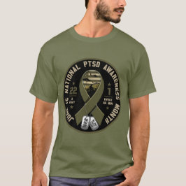 Camiseta Moeda de PTSD Sombria