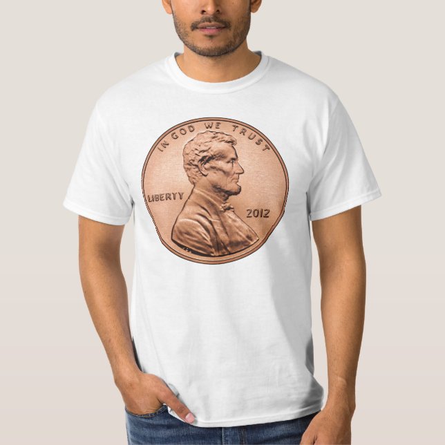 Camiseta Moeda de um centavo (Frente)