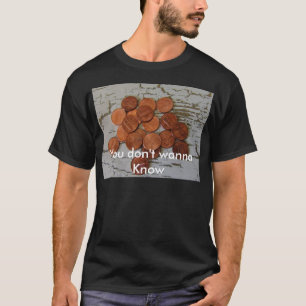 Camiseta Moeda de um centavo para seus pensamentos