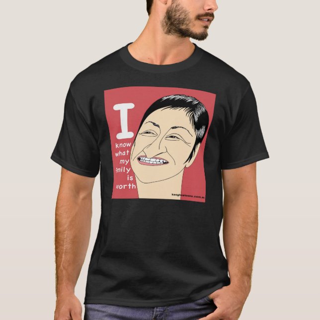 Camiseta Moeda de um centavo Wong por Bruce Keogh - (Frente)