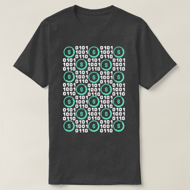 Camiseta Moeda digital (Frente do Design)