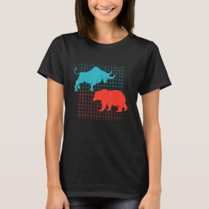 Camiseta Moeda Digital Bitcurrency Bull Bear Cryptocurrency