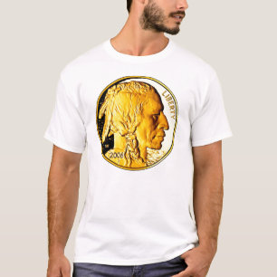 Camiseta Moeda do búfalo do ouro $50