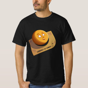 Camiseta Moeda do riso - T-Shirt engraçado"
