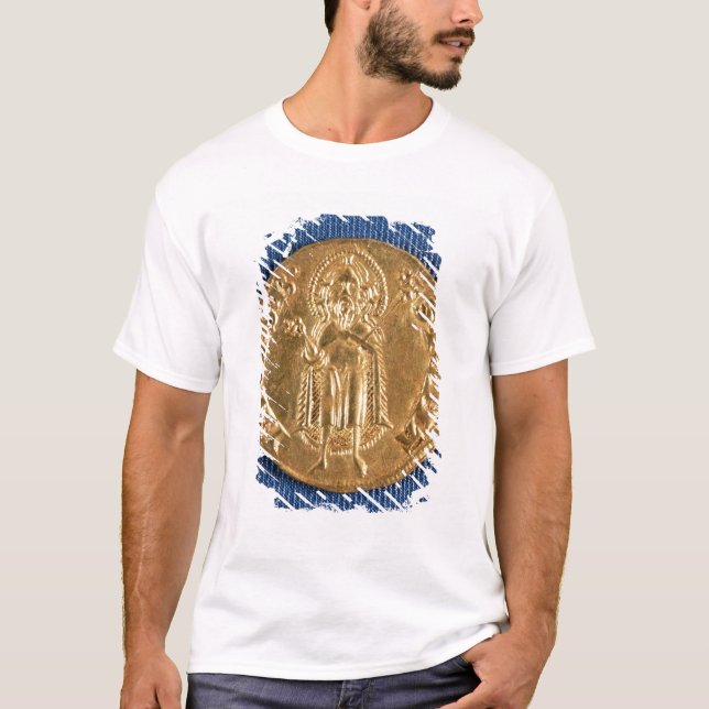 Camiseta Moeda Dourado, com St John o baptista, século XVI (Frente)
