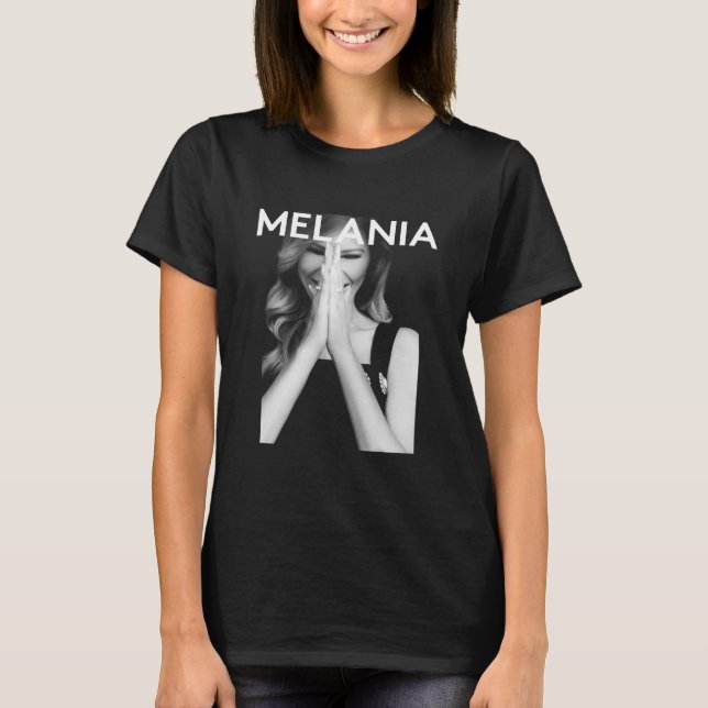 Camiseta Moeda Meme Cripto Melania (Frente)