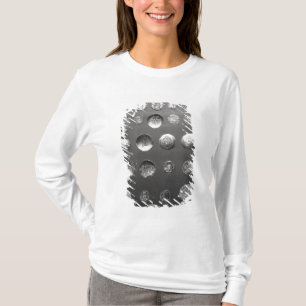Camiseta Moedas bizantinas, romanas e de Sassanian