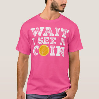 Camiseta Moedas Coletor de Moedas Colecionando Numismatista