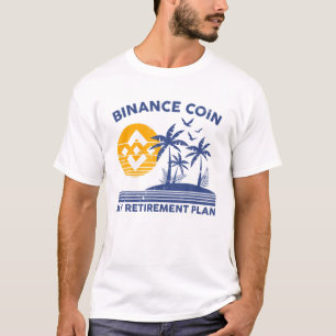 Camiseta Moedas de Binância Meu Plano de Reforma BNB Vaca