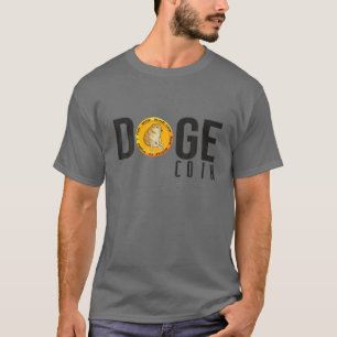 Camiseta Moedas de Cães - Moedas Engraçadas Dogecoin Crypto