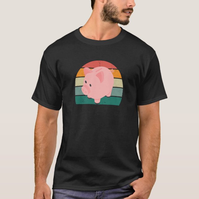 Camiseta Moedas de numerário conta bancária de investimento (Frente)