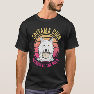 Camiseta Moedas De Saitama Para A Criptocurrécula De Token 