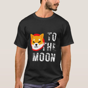 Camiseta Moedas de SHIBA INU para o Crypto Moon SHIB