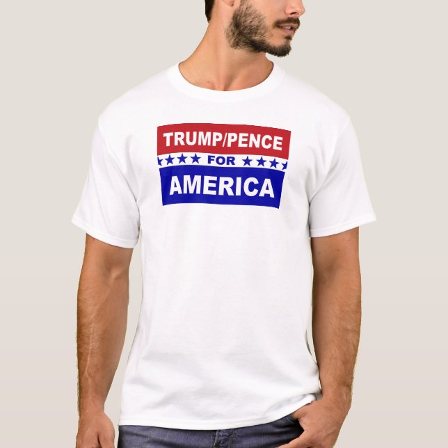 Camiseta Moedas de um centavo do trunfo para América (Frente)
