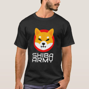 Camiseta Moedas Do Exército Shiba Inu Em Crypto Nós Confiam