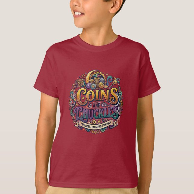 Camiseta Moedas e Risadas (Frente)