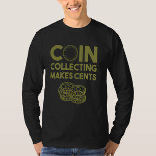 Camiseta Moedas Engraçadas Coleção De Homens 50 Centavos Co
