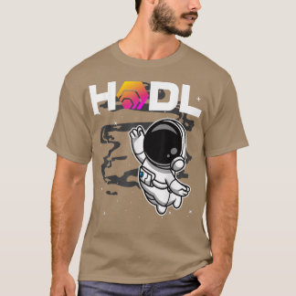 Camiseta Moedas HEX HDL-HDL-Astronautas Para O Token Cripto