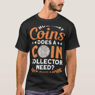 Camiseta Moedas Que Recolhem Hobby Numismatista Moedas Numi