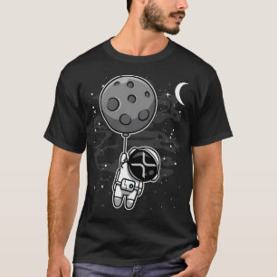 Camiseta Moedas Xrp Flutuantes Astronautas Para A Lua