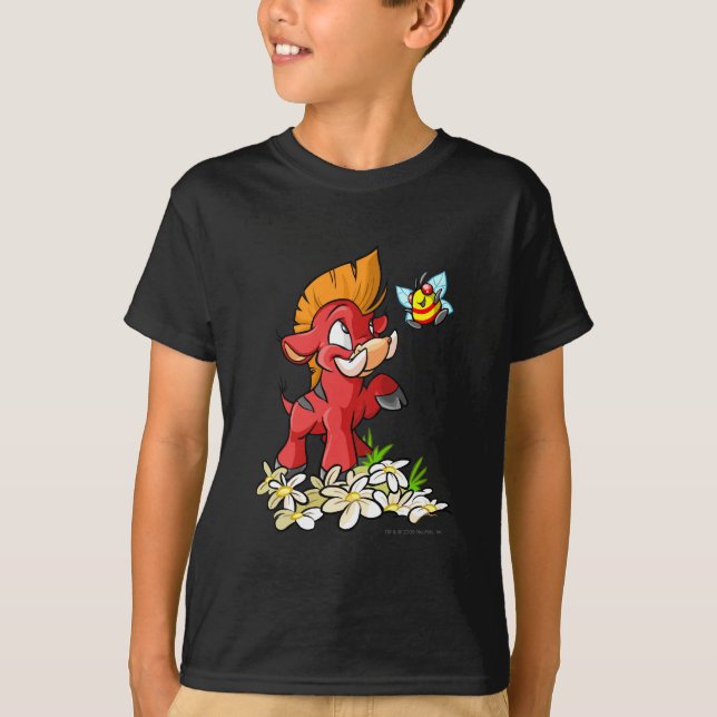 Camiseta Moehog vermelho e zumbido (Frente)
