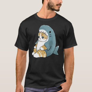 Camiseta mofu e 004gatinho gatinho meeow SHARK Classe