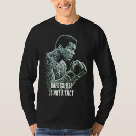 Camiseta Mohammad Ali - Coloque seu texto 