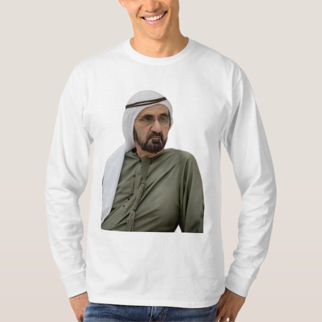 Camiseta Mohammed caixa Rashid Al Maktoum (Frente)