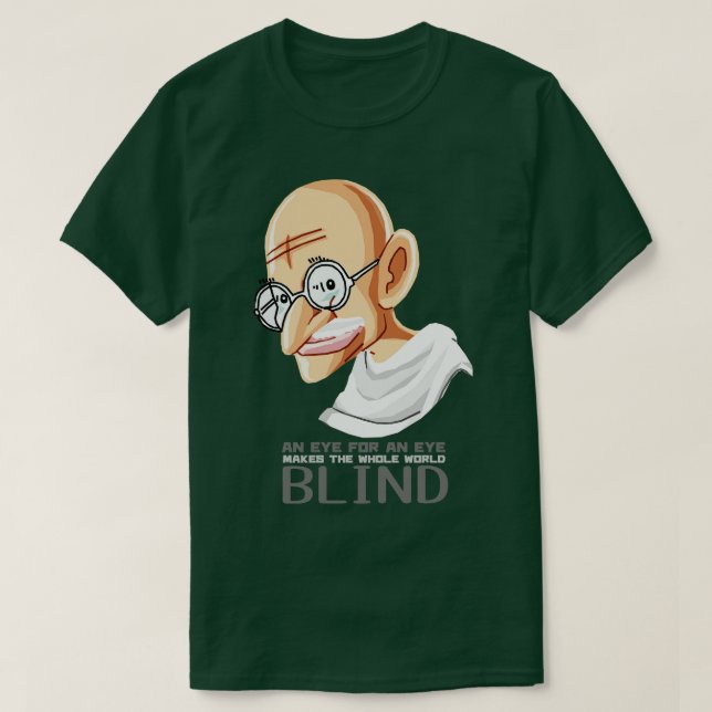 Camiseta Mohandas Karamchand Gandhi (Frente do Design)