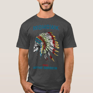 Camiseta Mohawk Native American Retro Vintage