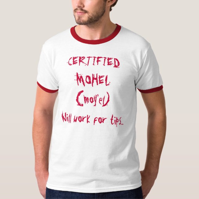 CAMISETA MOHEL CERTIFICADO (Frente)