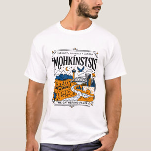 Camiseta Mohkinstsis Calgary Alberta O Local de Encontro Il