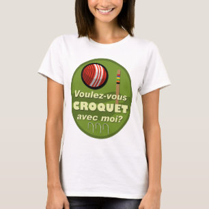 Camiseta Moi do avec do croquet de Voulez-vous?