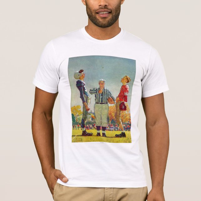 Camiseta Moin Toss por Norman Rockwell (Frente)