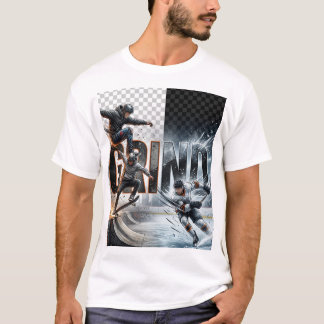 Camiseta MOINHAR | Skateboard Hóquei no Gelo | Trabalhe Dur