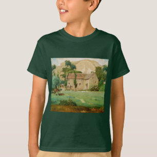 Camiseta Moinho de Água ao Pé de uma Montanha