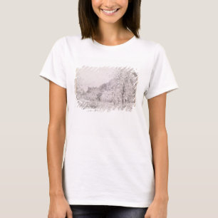 Camiseta Moinho de John Constable Arundel e castelo, 1835